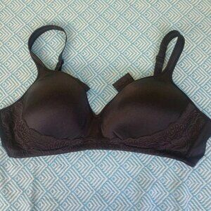 Playtex 44C Black Bra Wire Free